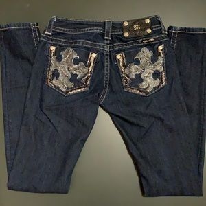 Miss Me Denim Size 25 33inseam Women’s Dark Wash Skinny Leg excellent condition